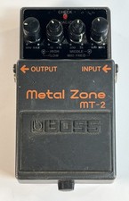 Pedal de guitarra Boss Metal Zone MT-2 distorção testado funcionando comprar usado  Enviando para Brazil