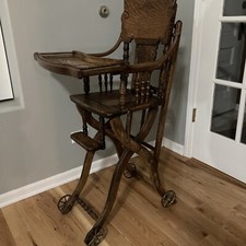 Antique oak high for sale  Mchenry