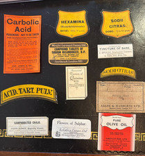 Vintage used apothecary for sale  HIGH PEAK
