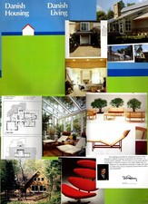 DANISH HOUSING DANISH LIVING GREAT VINTAGE MCM MID CENTURY MODERN HOUSE PLANS comprar usado  Enviando para Brazil