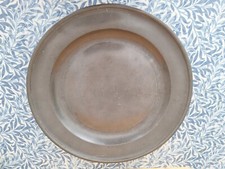 Large pewter charger for sale  CHEPSTOW