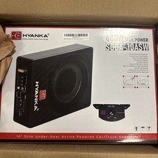 Subwoofer automotivo compacto SODA-10ASW 480W 10 polegadas com amplificador embutido, fino  comprar usado  Enviando para Brazil