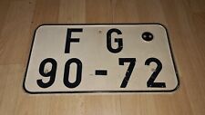 Altes ddr nummernschild gebraucht kaufen  Amt Creuzburg