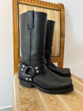 SANCHO 5411 ABARCA BOTAS DE MOTOCICLISTA DE COURO PRETO ENGENHEIRO GOODYEAR WELTED TAMANHO EU 39 comprar usado  Enviando para Brazil