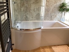 Shaped bath full for sale  RIPON