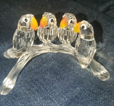 Swarovski crystal lovebirds for sale  Griffin