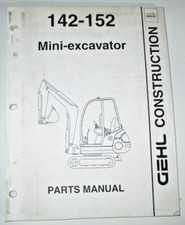Gehl 142 & 152 Mini-Escavadeira Peças Catálogo Manual Livro 3/00 ORIGINAL! 908538 comprar usado  Enviando para Brazil
