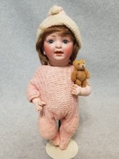 Boneca bebê personagem JDK Kestner cabeça bisque alemã antiga 11" e composição comprar usado  Enviando para Brazil