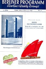 Berliner programm lympische gebraucht kaufen  Düren