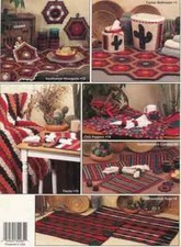 Tapete de crochê afegão Southwest Home suporte para guardanapo livro suporte para panela comprar usado  Enviando para Brazil