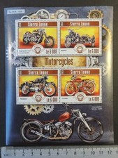 Usado, Serra Leoa 2015 motocicletas transporte Harley Davidson BMW M/FOLHA MNH comprar usado  Enviando para Brazil