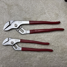 Conjunto Vintage Stanley Nº. Alicate de língua e ranhura 84-139 e 84-140 10" e 12" Japão, usado comprar usado  Enviando para Brazil