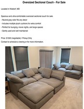 Modern shaped modular for sale  Waldorf