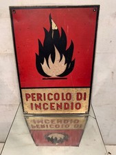 Targa metallo pericolo usato  Seregno