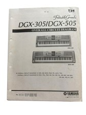 Teclado grande portátil Yamaha DGX-305 DGX-505 diagrama de circuito geral esquemático, usado comprar usado  Enviando para Brazil