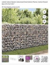 Vidaxl gabion basket for sale  Kennesaw