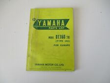 Yamaha parts list for sale  SOUTHEND-ON-SEA