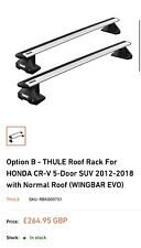 Thule evo wingbar for sale  SLOUGH