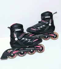 Patins femininos Advantage Pro XT Bladerunner Rollerblade em linha tamanho 9 preto/rosa comprar usado  Enviando para Brazil