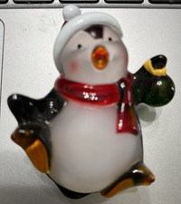 Broche de Natal pinguim iluminado vintage mudança de cor operado por bateria, usado comprar usado  Enviando para Brazil