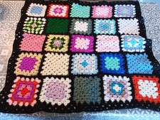 Granny squares crochet for sale  WIGAN