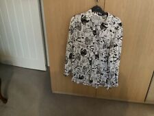 White black blouse for sale  ASHBOURNE