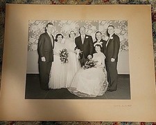 Foto antiga doce 16 vestidos brancos meninas estreantes fotografia P&B Jos D BELL grande , usado comprar usado  Enviando para Brazil