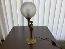 Figurenlampe jugendstil dame gebraucht kaufen  Tübingen