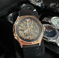 Relógio de mostrador Emporio Armani esqueleto, número do modelo AR60004, usado comprar usado  Enviando para Brazil