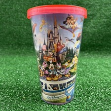 Copo de acrílico Walt Disney World/Pixar com tampa vermelha 16 oz sem palha comprar usado  Enviando para Brazil