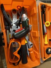 Kit de ferramentas Black & Decker Junior infantil serra de plástico broca chave de fenda fita métrica comprar usado  Enviando para Brazil