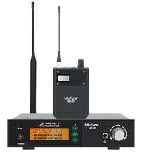 Sistema de monitoramento intra-auricular sem fio UHF com fone de ouvido interno sem fio... comprar usado  Enviando para Brazil