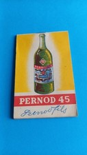 Petit carnet pernod d'occasion  Valençay
