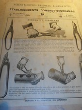 Catalogue dépliant cisailles d'occasion  Vesoul