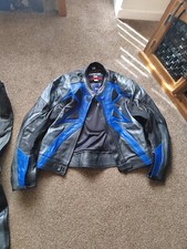 Mens motorcycle leather for sale  NORWICH