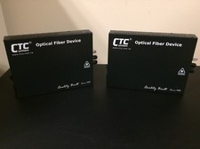 Par de linhas telefônicas CTC Union's FRM220-FXO/FXS 1 sobre conversores de mídia de fibra , usado comprar usado  Enviando para Brazil
