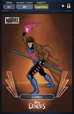 Usado, TOPPS MARVEL COLLECT GENESIS LEGENDARY LE MCU Gambito Laranja 25cc comprar usado  Enviando para Brazil