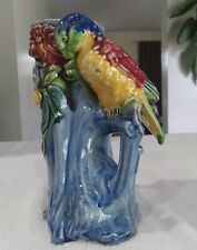 Vtg vase parrot for sale  Riverside