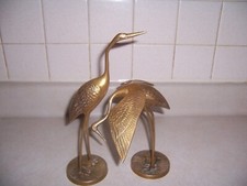 pair brass vintage cranes for sale pair brass vintage cranes for sale Melrose Park