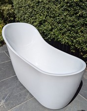 Freestanding white slipper for sale  BURGESS HILL