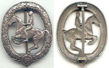Reiter abzeichen silbern gebraucht kaufen  Delmenhorst