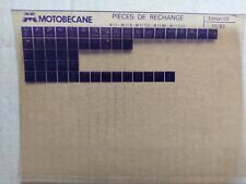 Microfiche motobecane pièces d'occasion  Villers-Cotterêts