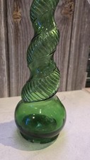 Vintage green glass for sale  PETERBOROUGH