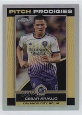 2023 Chrome MLS Pitch Prodigies refrator Cesar Araujo César Araújo novato controle remoto comprar usado  Enviando para Brazil