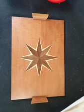Vintage holz serviertablett gebraucht kaufen  Kulmbach