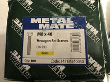 40mm brass set for sale  HULL