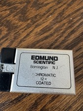 Lente recubierta con lupa cromática base pivote Edmund Optics 12X segunda mano  Embacar hacia Mexico
