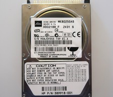 Toshiba MK8025GAS HDD2188 F ZK01 S 610 A0/KA024A 2.5" 80GB IDE HP# 389918-001 comprar usado  Enviando para Brazil