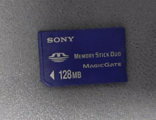 Cartão MS Sony 128MB Memory Stick Duo Magicgate para Sony câmera antiga gravador PSP comprar usado  Enviando para Brazil