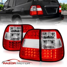 Par de lanternas traseiras de freio traseiras de LED Toyota Land Cruiser 1998-2007 comprar usado  Enviando para Brazil